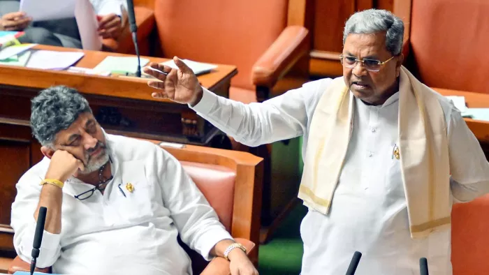 Karnataka Temple Tax Bill पर CM सिद्दरमैया ने भाजपा पर किया पलटवार। फोटोः एएनआई।