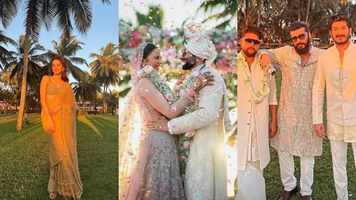 Jackky-Rakul Wedding Inside Photos: अर्जुन कपूर से लेकर अनन्या पांडे तक, इन सितारों ने कपल की शादी में लगाए चार-चांद