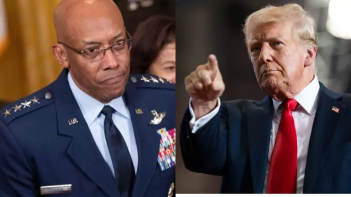 Donald Trump removes CQ Brown ट्रंप का बड़ा कदम।