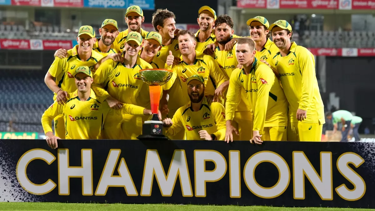 ऑस्ट्रेलिया ने भारत को 21 रन से हराया। फोटो- AP