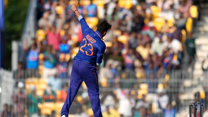 Kuldeep Yadav Shane Warne IND vs AUS 3rd ODI