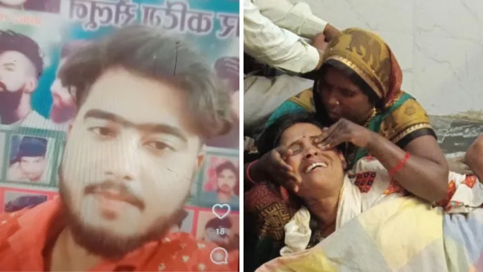एनकाउंटर में मारा गया हत्यारा साजिद, अपने बच्चों को याद कर बिलखती मां संगीता।- जागरण