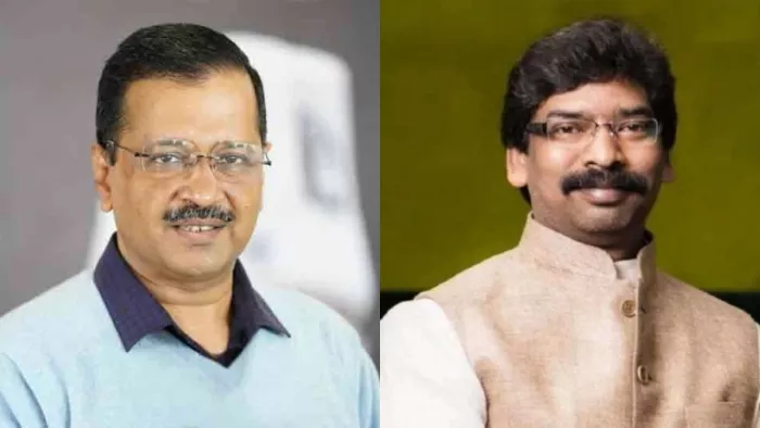 बीजेपी ने लगाया केजरीवाल व हेमंत सोरेन में भ्रष्टाचार की समानता का आरोप