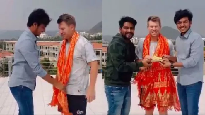 डेविड वॉर्नर का नया वीडियो वायरल। फोटो- स्क्रीन ग्रैब