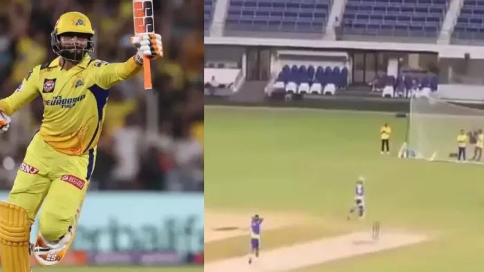 MS Dhoni ने रीक्रिएट किया जडेजा का आईपीएल 2023 का विनिंग सेलिब्रेशन मोमेंट