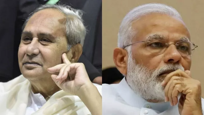 नवीन पटनायक और पीएम मोदी की फाइल फोटो।