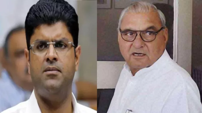 दुष्यंत चौटाला ने कांग्रेस पर बोला हमला (File Photo)