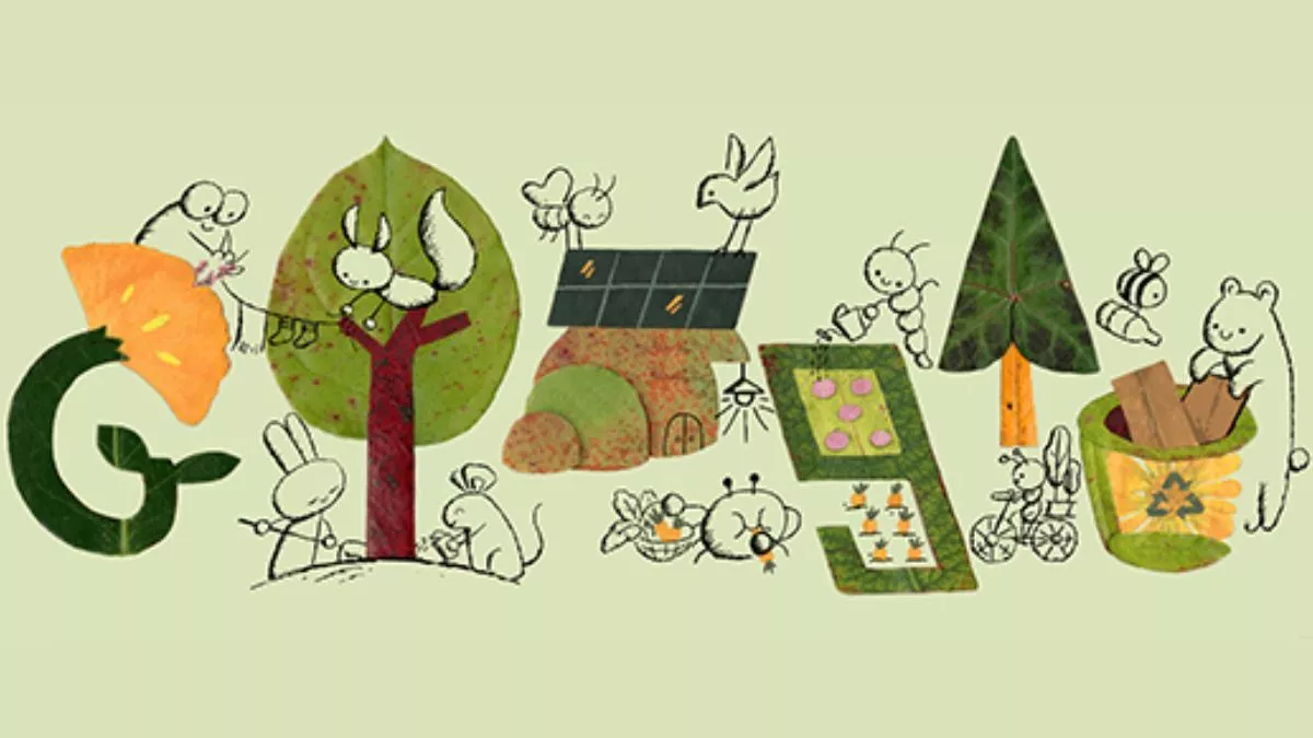Google Doodle Today: अर्थ डे पर गूगल ने बनाया खास डूडल, बताए पर्यावरण को सहेजने के तरीके