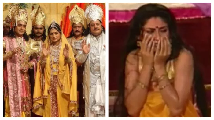 BR Chopra Mahabharat: Roopa Ganguly, Draupadi cheer haran (Pic- Insta Fan Page)