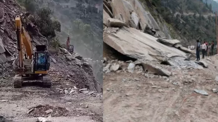 चंबा-होली मार्ग पर पहाड़ी को ब्लास्टिंग कर गिराया जाएगा