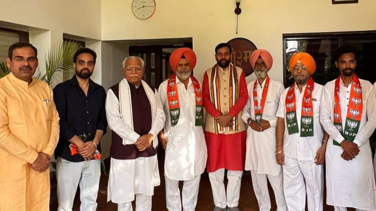 Gurinder Singh join BJP: AAP छोड़ बीजेपी में शामिल हुए एडवोकेट गुरिंदर सिंह, सीएम नायब सैनी ने पटका पहनाकर किया स्वागत