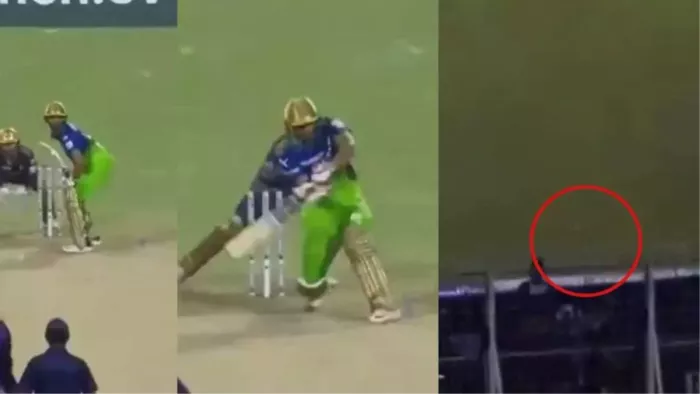 KKR vs RCB: बाउंड्री विवाद ने पकड़ा तूल। फोटो क्रेडिट- एक्स