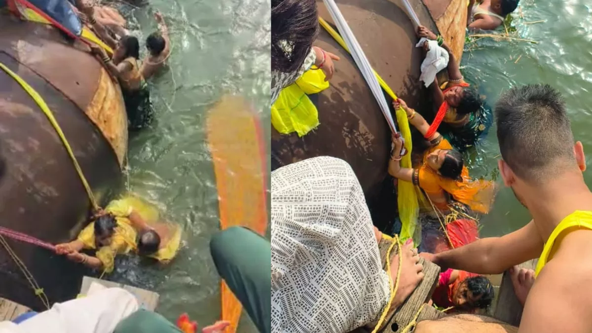 Ballia News: बलिया में लोगों से भरी नाव गंगा नदी में पलटी, 3 की मौत; 20-25 लोगों के लापता होने की आशंका