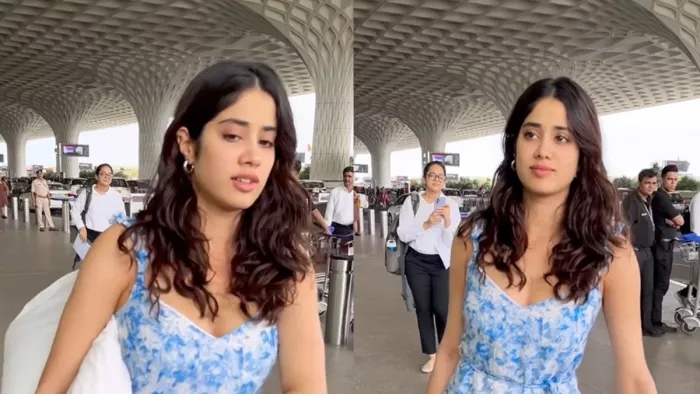 Janhvi Kapoor spotted at airport with Pillow Fans Reaction- Photo/Instagram