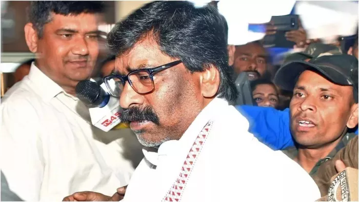 झारखंड के पूर्व मुख्यमंत्री हेमंत सोरेन की फाइल फोटो।