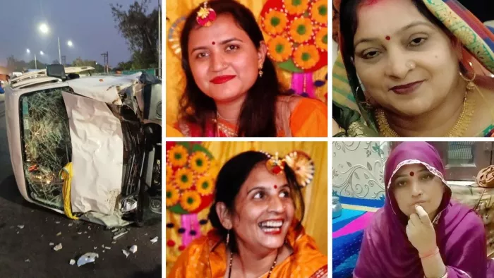 महराजपुर में फिर दुर्घटना में मां-बेटी समेत चार की मौत।