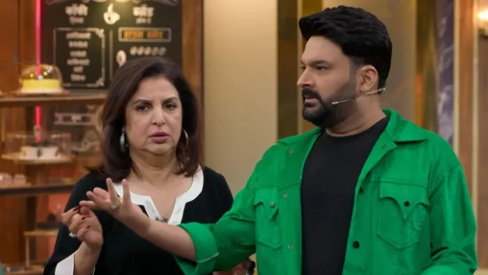 कपिल शर्मा के शो पर पहुंचे फराह खान और अनिल कपूर (Photo Credit-Netflix)