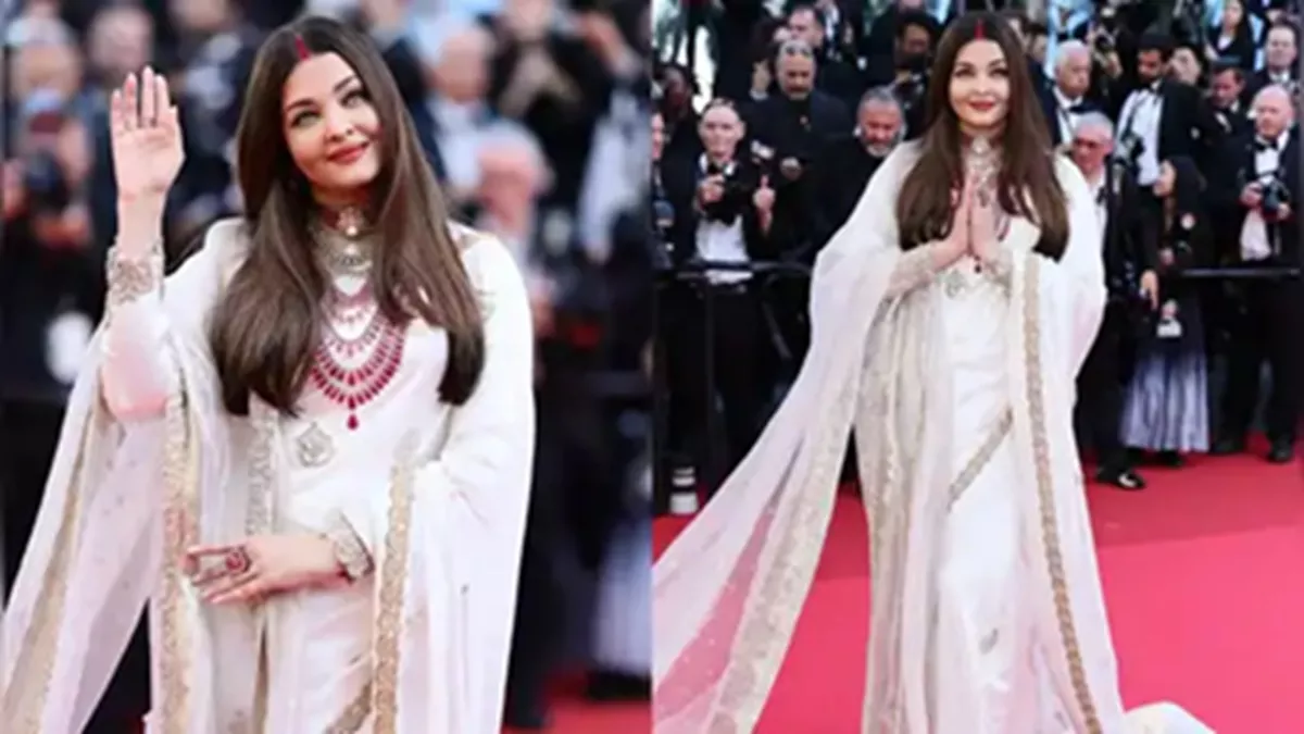 सिंदूर के साथ सफेद बनारसी साड़ी में Aishwarya Rai ने लूट ली महफिल, यूजर्स बोले-कांस की OG क्वीन