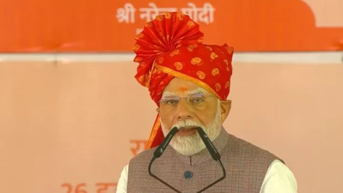 बीकानेर दौरे पर पीएम मोदी (फोटो सोर्स- एएनआई एक्स पोस्ट)