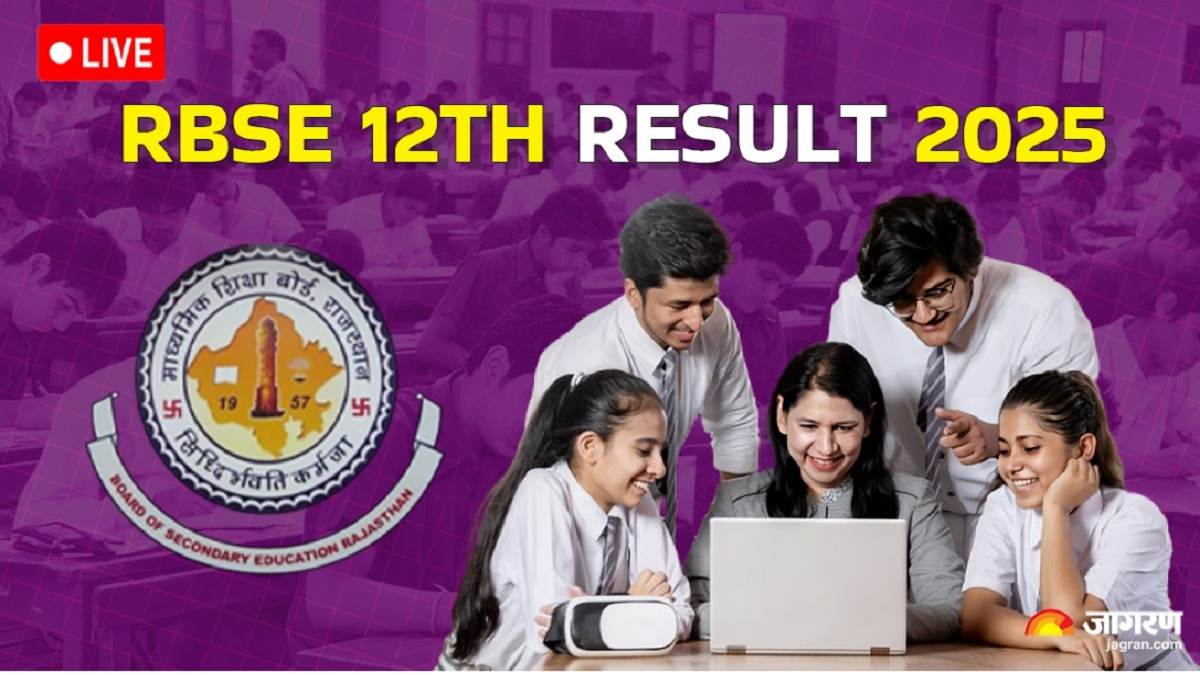 live rbse 12th result 2025 rajasthan baord intermediate results to be announced today 22 may download marksheet at rajeduboard rajasthan gov in lb