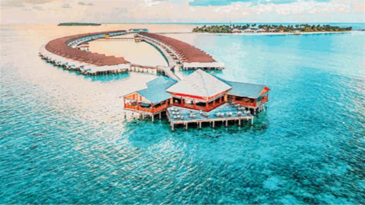 Maldives Floating Island City: भारत का पड़ोसी देश मालदीव हिंद महासागर पर  बना रहा तैरता शहर - Maldives Floating Island City; Maldives is building a  floating city on the Indian Ocean jagran