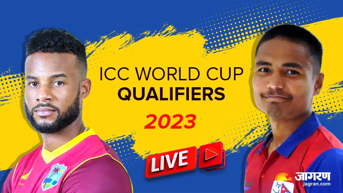world cup qualifiers 2023 nep vs wi live score updates nepal vs west indies ned vs usa live score shai hope kayle mayers jason holder lb