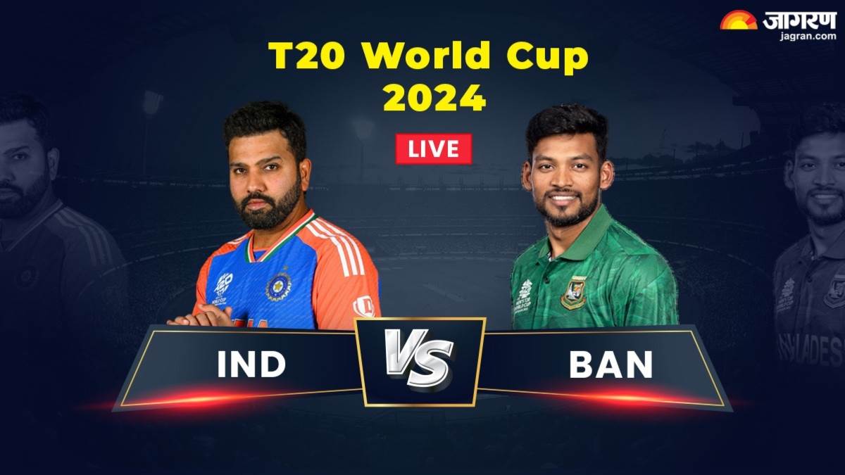 ind vs ban live t20 world cup 2024 cricket score today india vs bangladesh sir vivian richards stadium north sound antigua lb