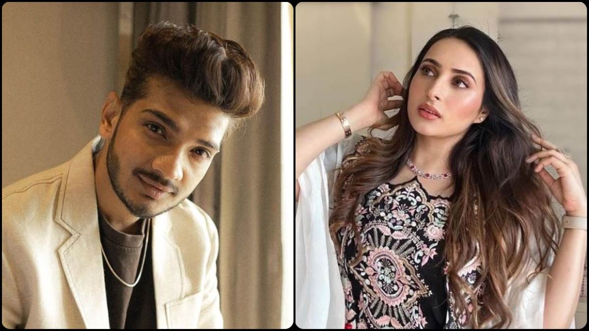 munawar faruqui honeymoon photo with wife mehzabeen coatwala from dubai