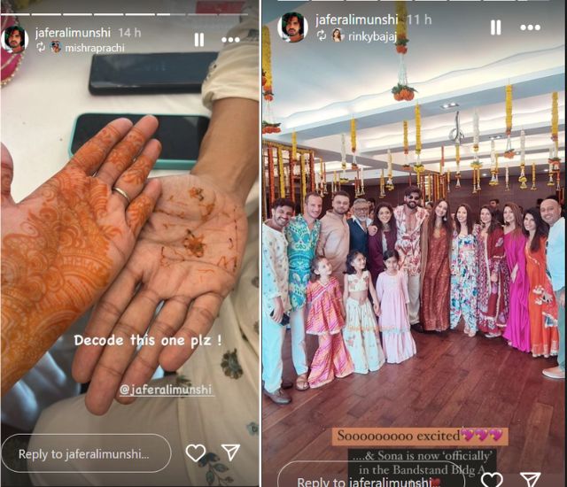 Sonakshi-Zaheer Wedding: शुरू हुए सोनाक्षी सिन्हा-जहीर इकबाल के प्री वेडिंग फंक्शन, मेंहदी सेरेमनी की फोटो वायरल - sonakshi sinha zaheer iqbal wedding couple mehndi ceremony unseen ...