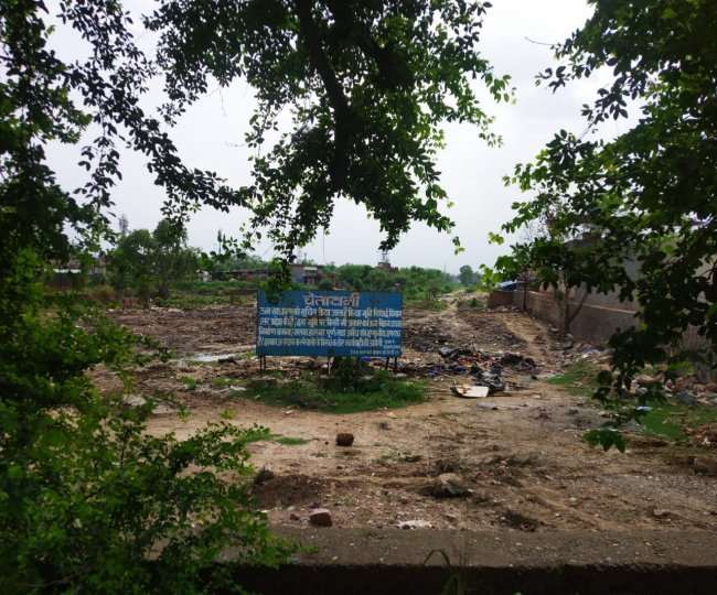 मदनपुर खादर का रोहिंग्या कैम्प। फोटो- जागरण