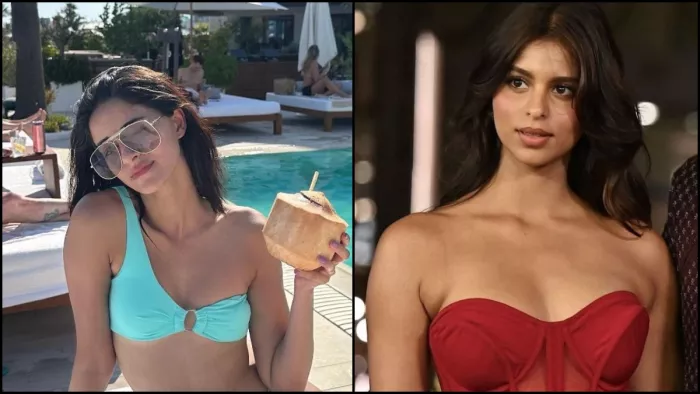 Ananya Panday shares her bikini Photos Suhana Khan commented. Photo- Instagram