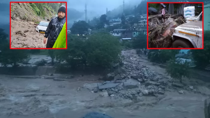 Uttarakhand Weather: उत्तरकाशी में शुक्रवार रात बादलों ने खूब कहर मचाया।