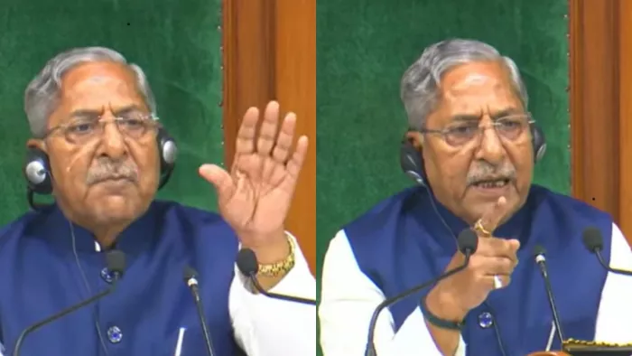 विधानसभा अध्यक्ष ने टेबल पलट रहे विधायक को समझाया- इस उम्र में गिर जाइएगा तो परेशानी होगी