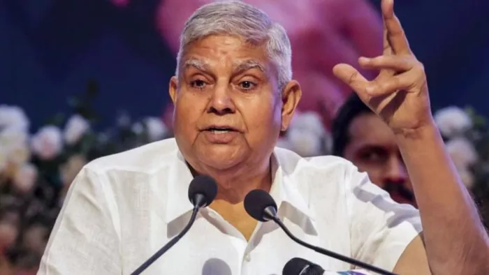 स्वास्थ्य कारणों से जगदीप धनखड़ ने दिया उपराष्ट्रपति पद से इस्तीफा। (फाइल फोटो)