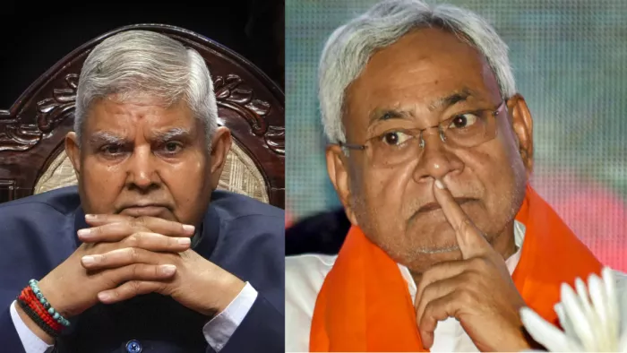 जगदीप धनखड़ और बिहार के मुख्यमंत्री नीतीश कुमार (File Photo)