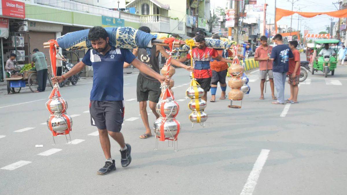 meerut news police strengthens security for kanwar yatra