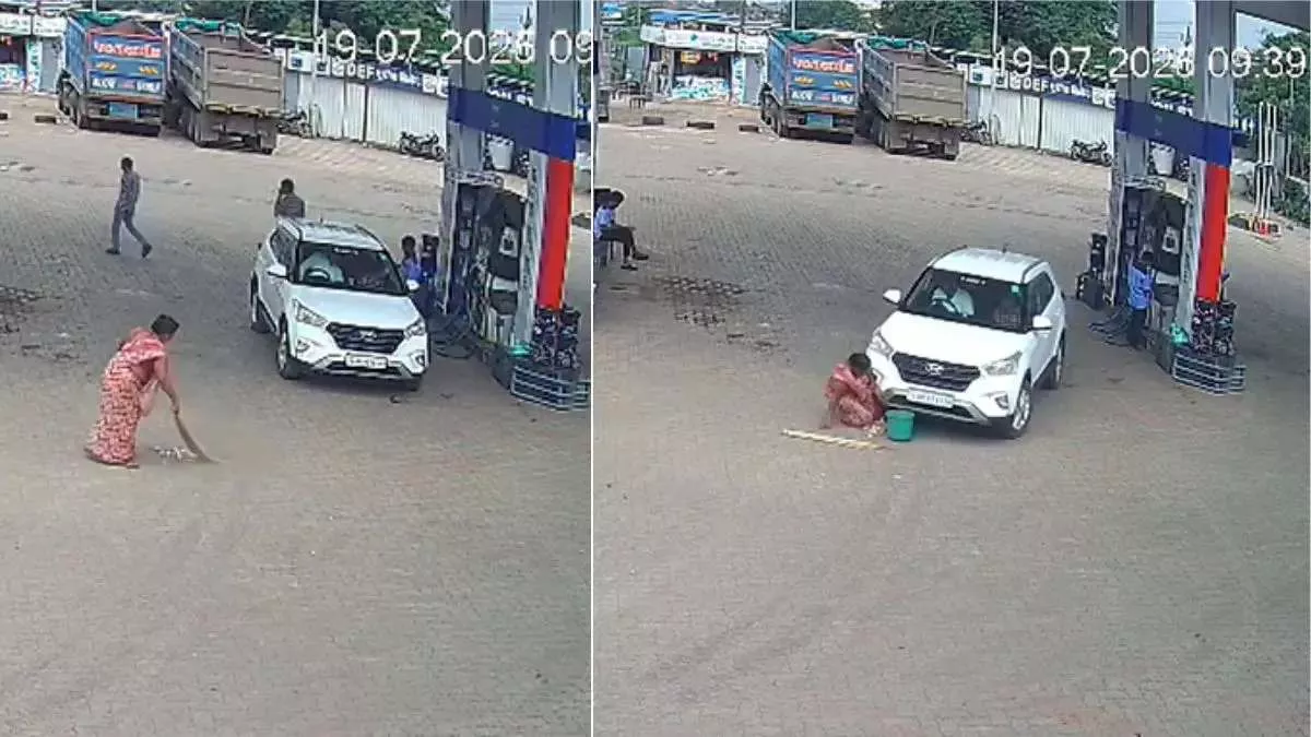 Surat Accident Video: पेट्रोल पंप पर महिला के साथ दर्दनाक हादसा, शख्स ने चढ़ा दी कार; वीडियो वायरल