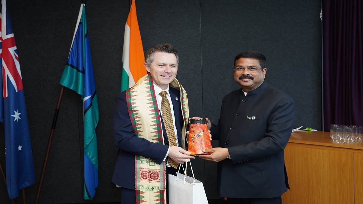 india australia sixth meeting of education council dharmendra pradhan raised the issue of pending visa of indian students
