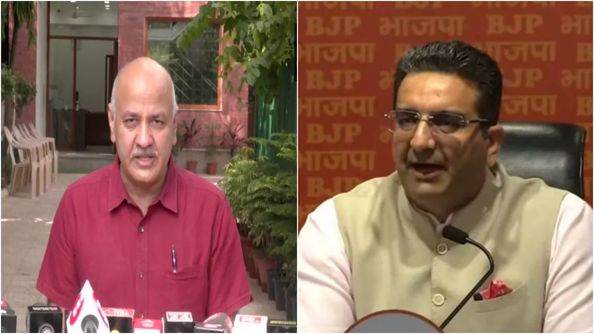 Delhi Excise Policy Row: भाजपा का सिसोदिया पर पलटवार, कहा- केजरीवाल जिसे देते हैं ईमानदारी का सर्टिफिकेट वो जरूर जाता है जेल - Delhi Excise Policy Row BJP counterattack on ...