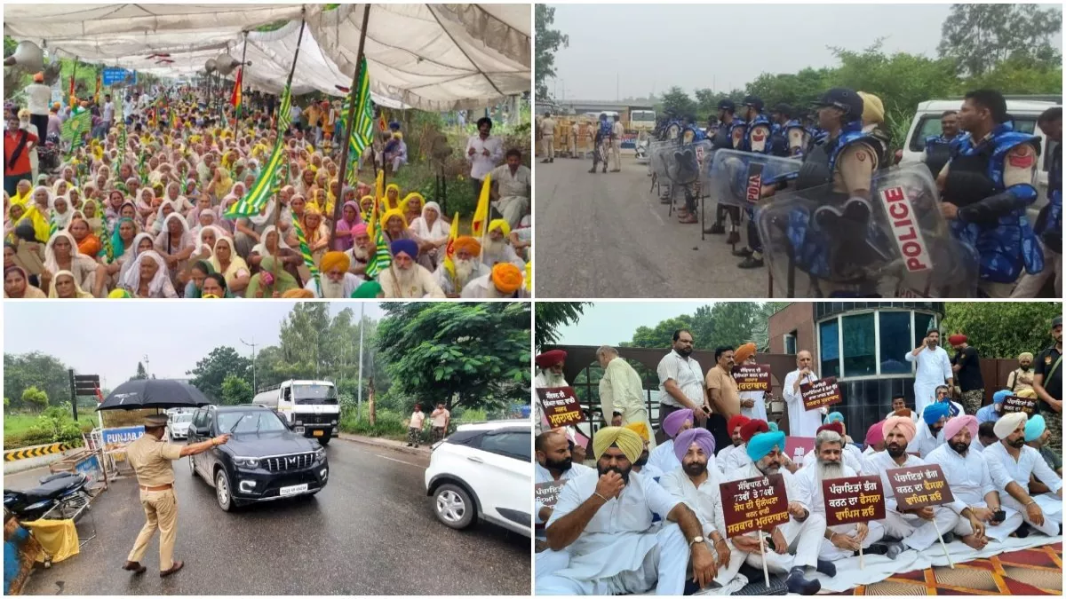 Punjab Farmers Protest: पंजाब-हरियाणा के किसानों का हल्ला बोल, चंडीगढ़-मोहाली बॉर्डर सील; संगरूर में लगा पक्का मोर्चा
