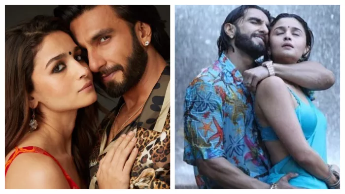 Still Image of Ranveer Singh and Alia Bhatt from RRKPK