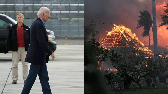 US Hawaii Fire: हवाई प्रांत में आग से मची तबाही का जायजा लेंगे राष्ट्रपति जो बाइडन (फोटो: एपी/एएफपी)