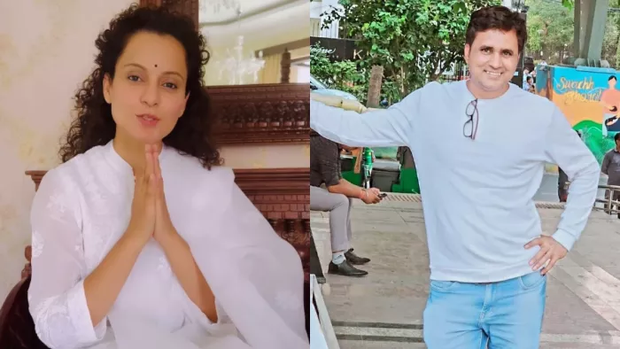 कंगना रनौत और सनोज मिश्रा (फोटो इंस्टाग्राम)