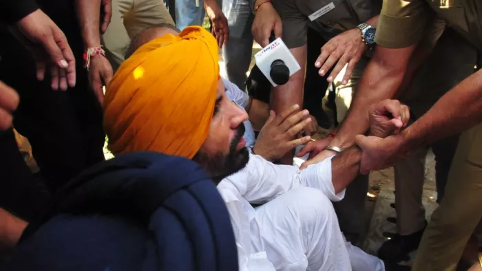 अमरिंदर सिंह राजा वड़िंग चंडीगढ़ पुलिस ने किया गिरफ्तार (फाइल फोटो)