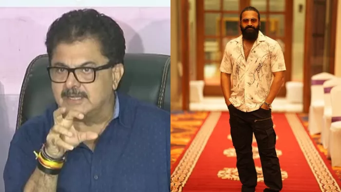 ऋषभ शेट्टी और फिल्ममेकर अशोक पंडित (फोटो इंस्टाग्राम)