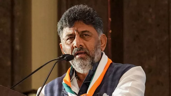 कर्नाटक के उपमुख्यमंत्री डीके शिवकुमार। (फाइल फोटो)