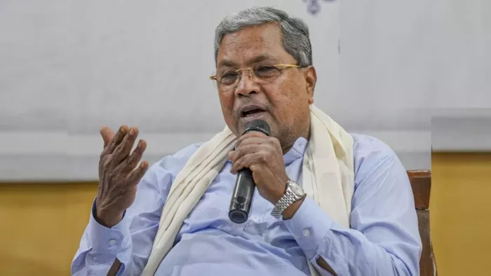 सीएम सिद्दरमैया का भाजपा शासित राज्यों पर निशाना। (फाइल फोटो)
