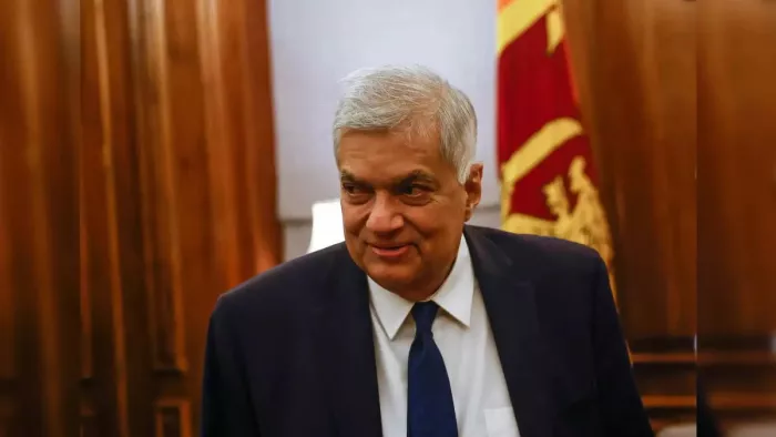 श्रीलंका के पूर्व राष्ट्रपति रानिल विक्रमसिंघे को गिरफ्तार। (फाइल फोटो)