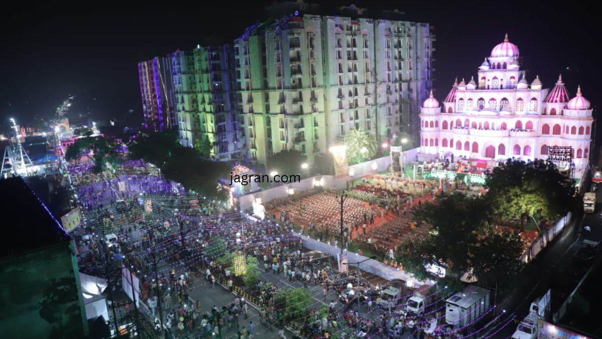 Janakpuri Mahotsav Agra सियाराम के विवाह के रंग में रंगी जनकपुरी