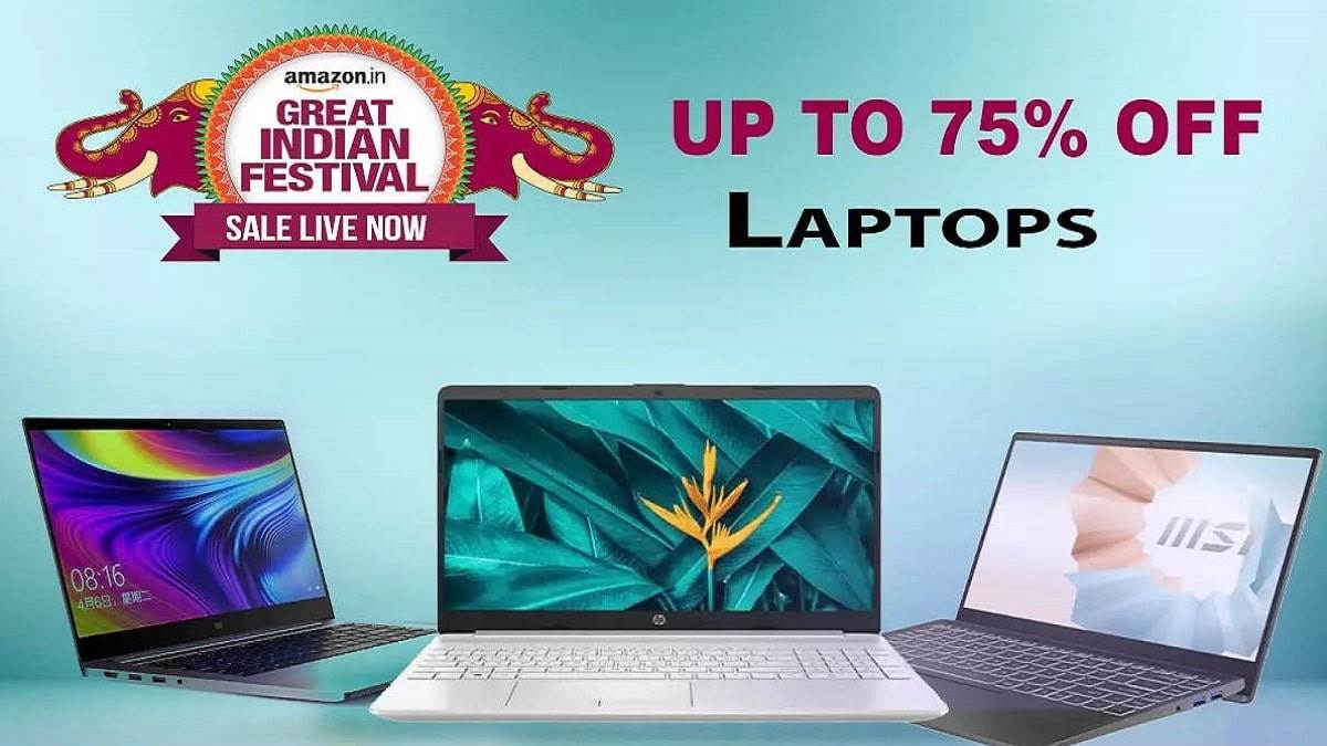 Amazon Great Indian Festival sale 2022 On Laptops